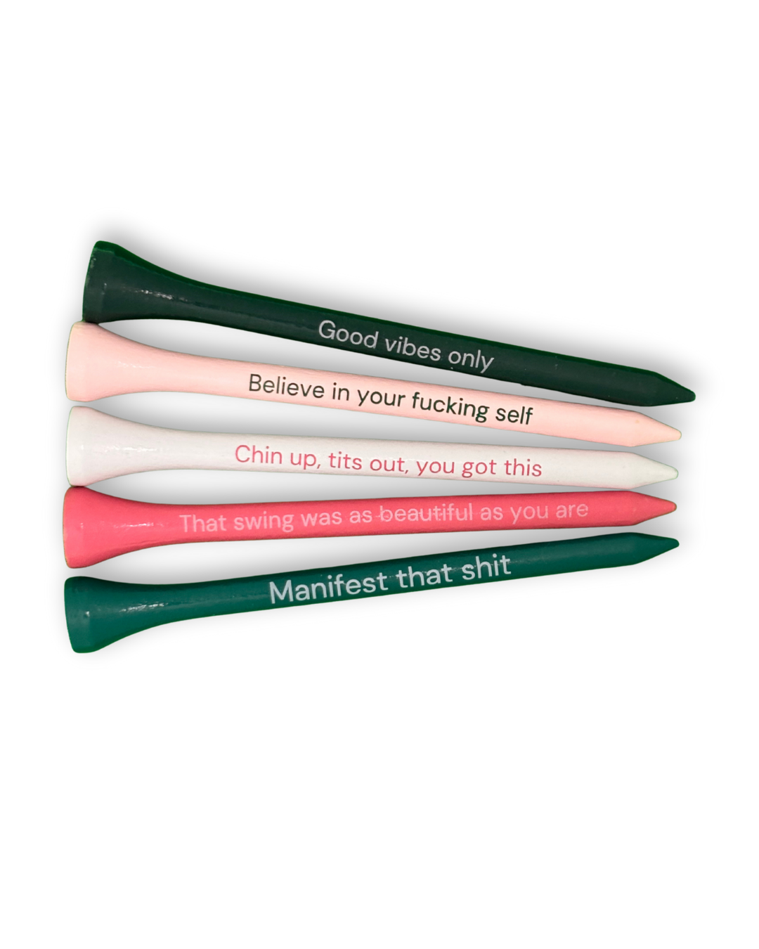 Confidence Golf Tees - 50 Pack