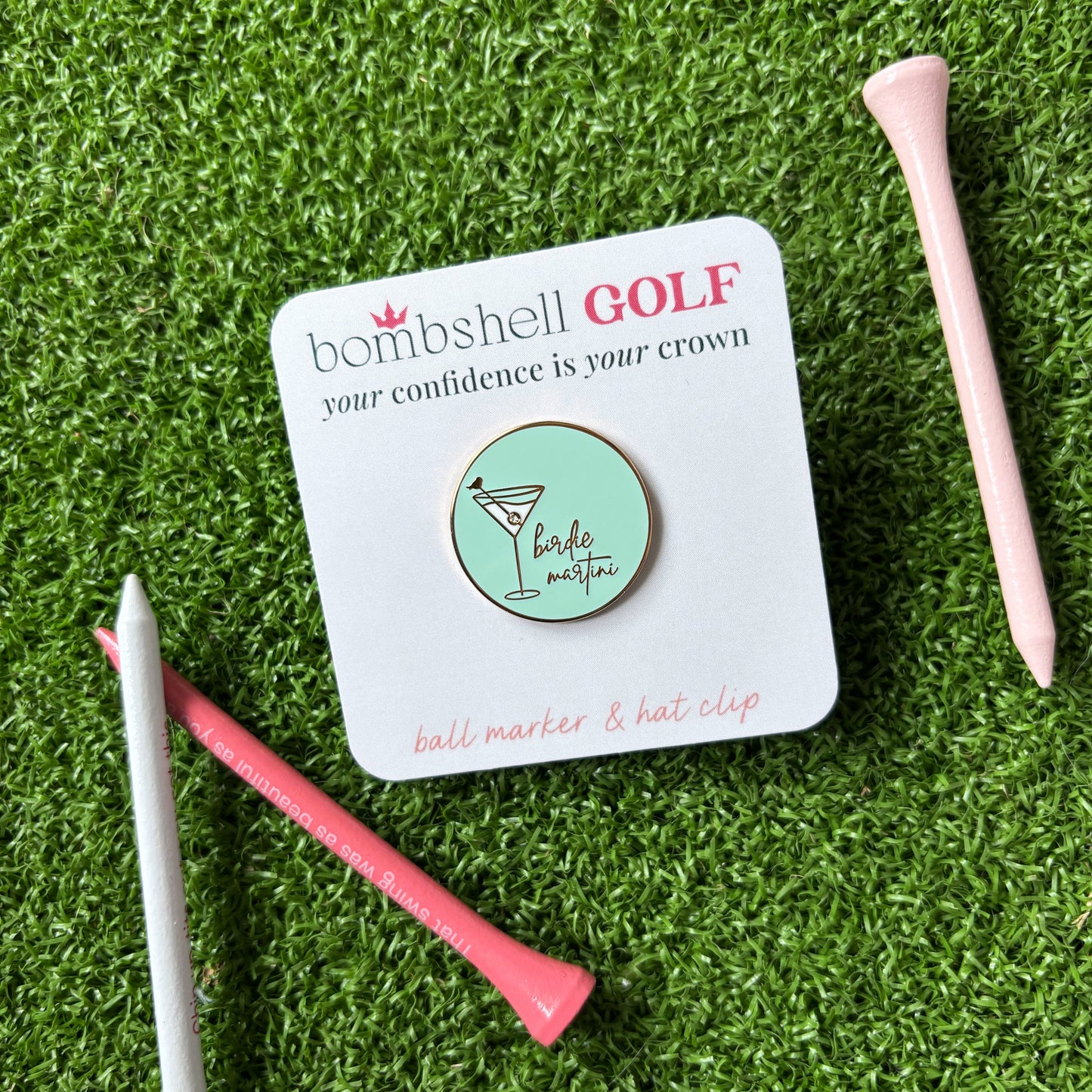 Birdie Martini Ball Marker