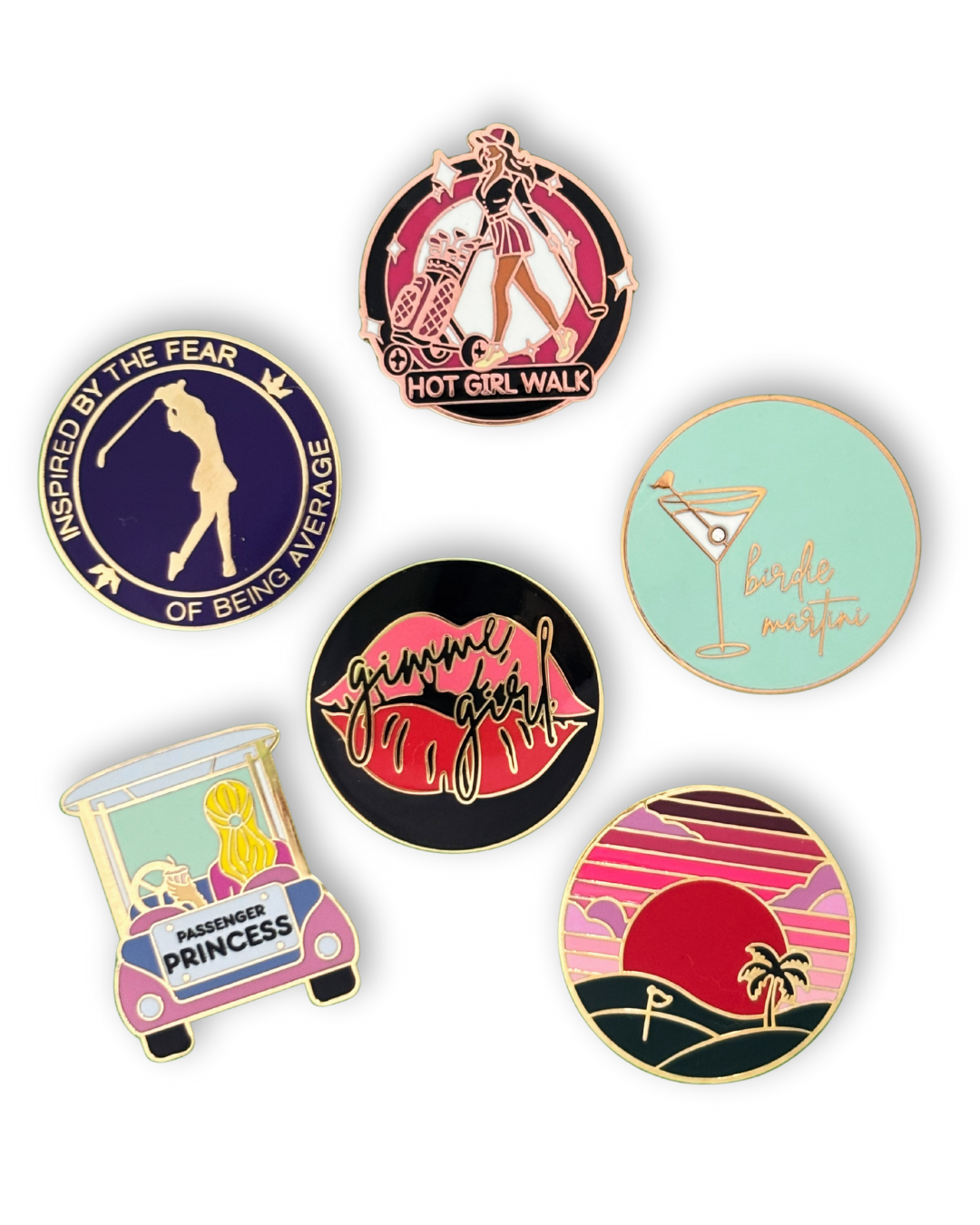 Hot Girl Walk Ball Marker