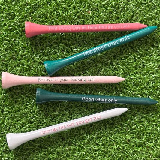 Confidence Golf Tees - 50 Pack